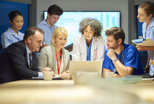 A meeting of medical proofesssionals