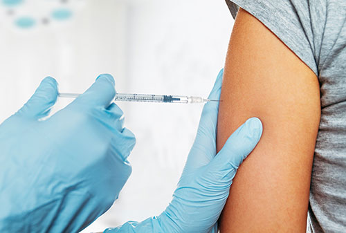 a child having an injection